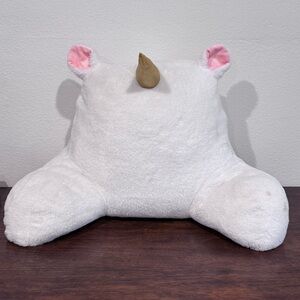 Pillowfort Unicorn Backrest Pillow / Reading Pillow 20” x  19”